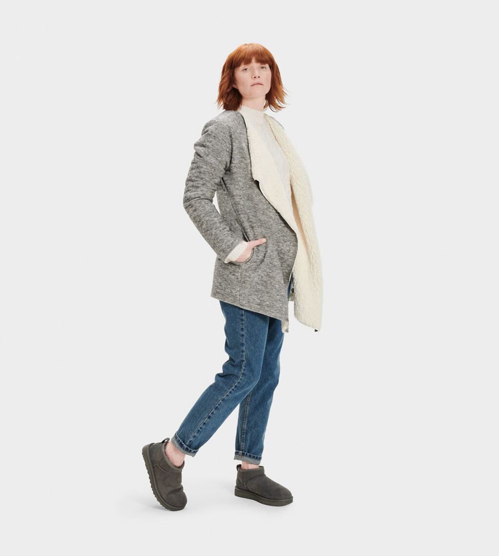 Ugg Cardigans Canada - Ugg Women's Abriana Shawl Grey